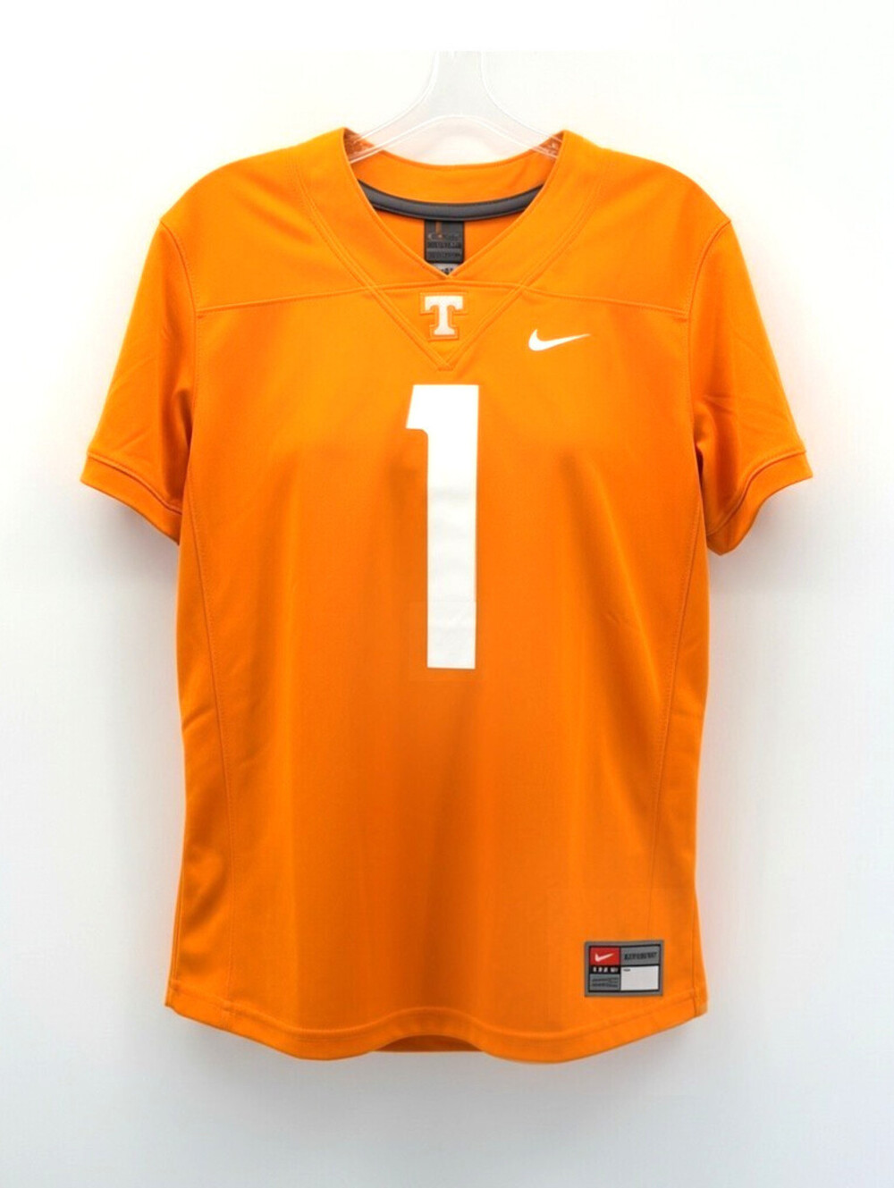NIKE Team Women's Dri Fit Tenneessee Volunteers #1 Jersey Orange Size Large